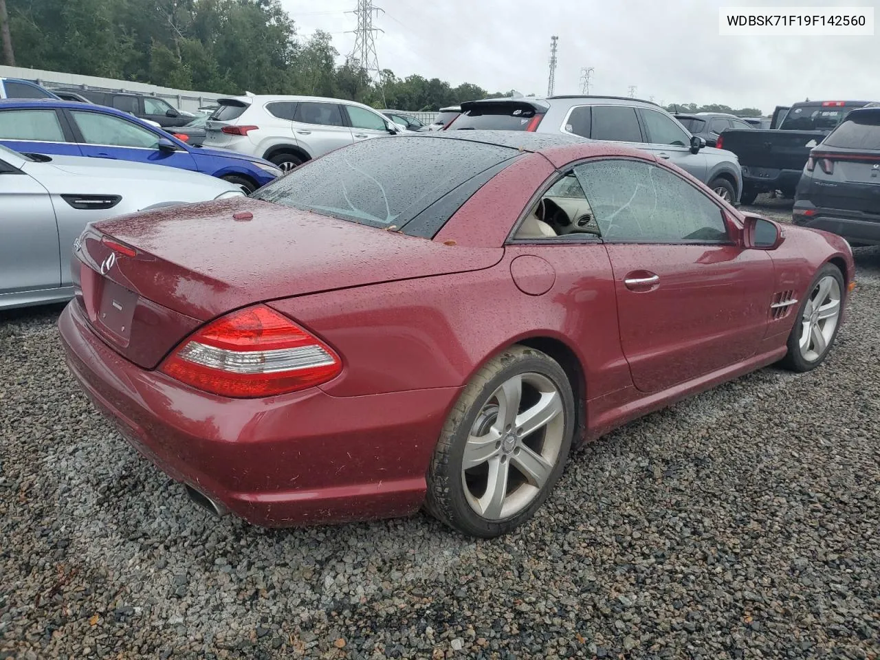 2009 Mercedes-Benz Sl 550 VIN: WDBSK71F19F142560 Lot: 73764164