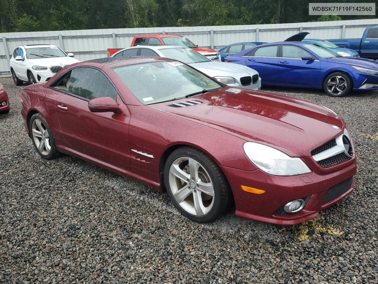 2009 Mercedes-Benz Sl 550 VIN: WDBSK71F19F142560 Lot: 73764164