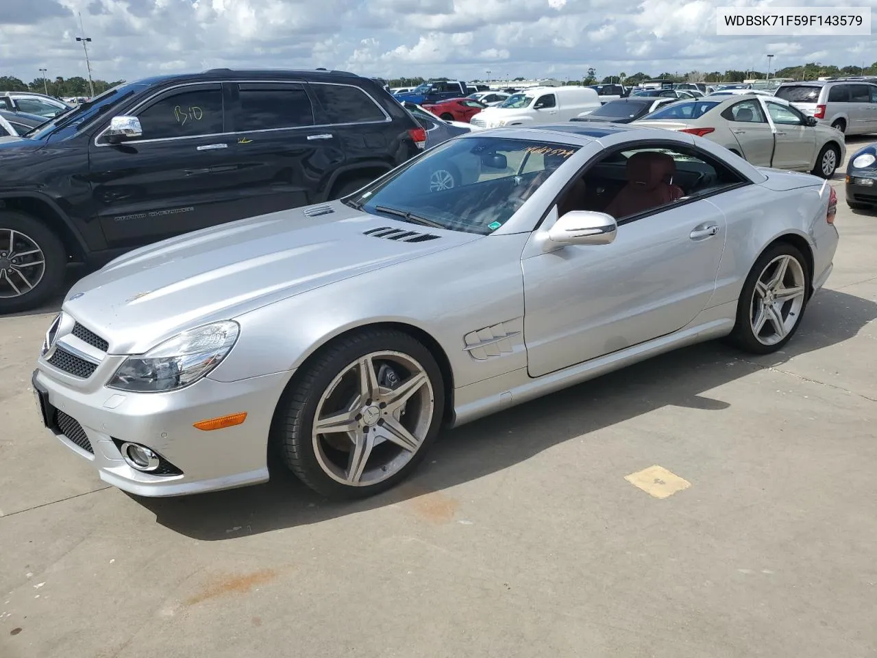 2009 Mercedes-Benz Sl 550 VIN: WDBSK71F59F143579 Lot: 74669524