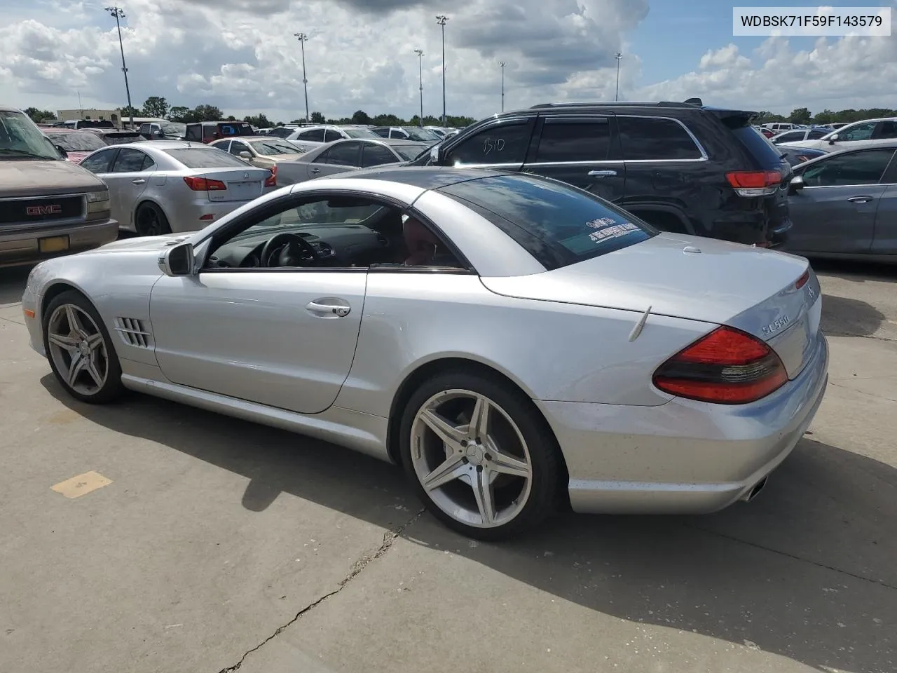 2009 Mercedes-Benz Sl 550 VIN: WDBSK71F59F143579 Lot: 74669524