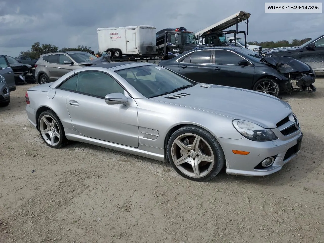 2009 Mercedes-Benz Sl 550 VIN: WDBSK71F49F147896 Lot: 76528604