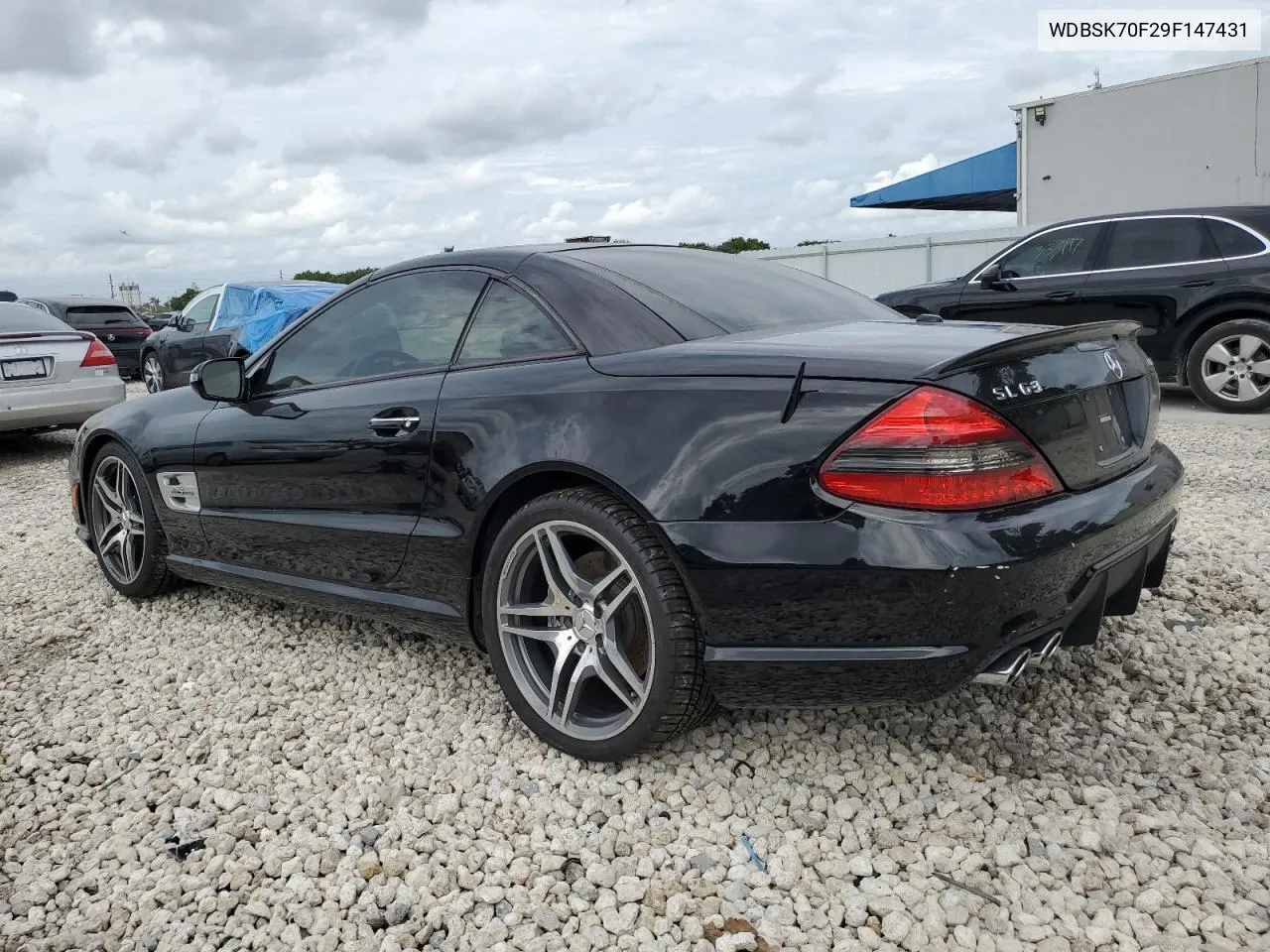 2009 Mercedes-Benz Sl 63 Amg VIN: WDBSK70F29F147431 Lot: 77488594