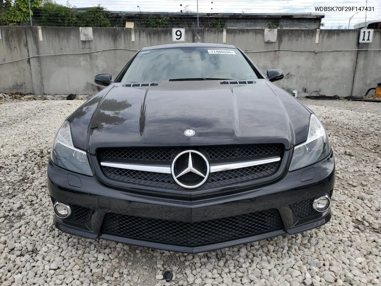 2009 Mercedes-Benz Sl 63 Amg VIN: WDBSK70F29F147431 Lot: 77488594