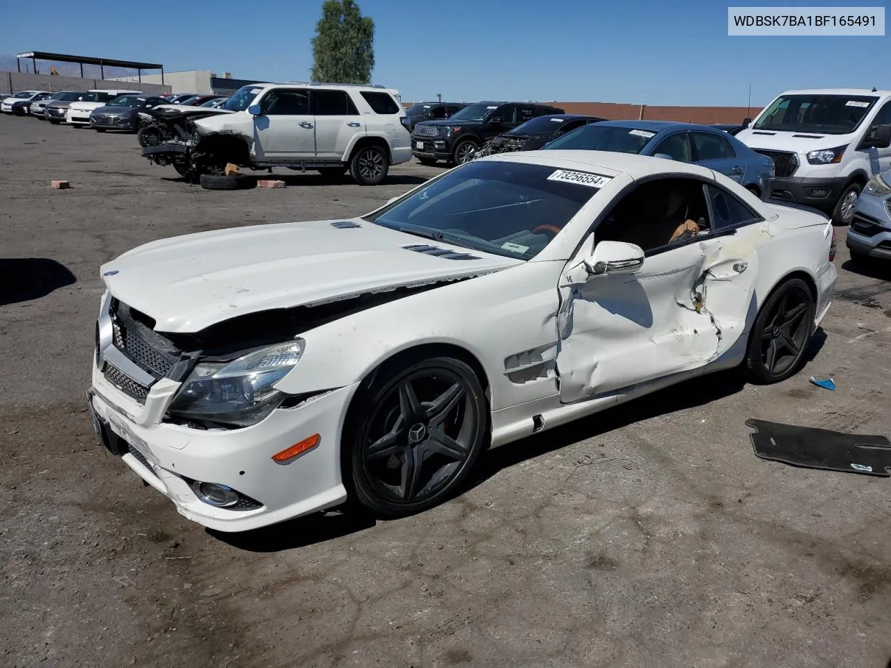 2011 Mercedes-Benz Sl 550 VIN: WDBSK7BA1BF165491 Lot: 73256554