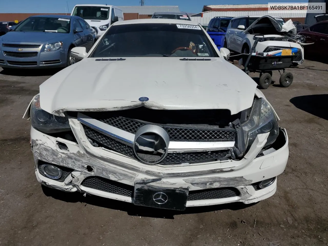 2011 Mercedes-Benz Sl 550 VIN: WDBSK7BA1BF165491 Lot: 73256554