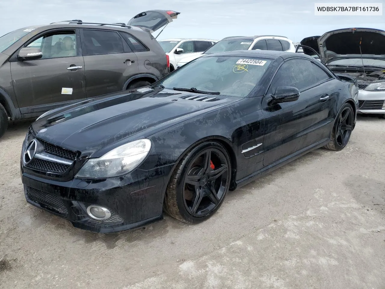 2011 Mercedes-Benz Sl 550 VIN: WDBSK7BA7BF161736 Lot: 74422504