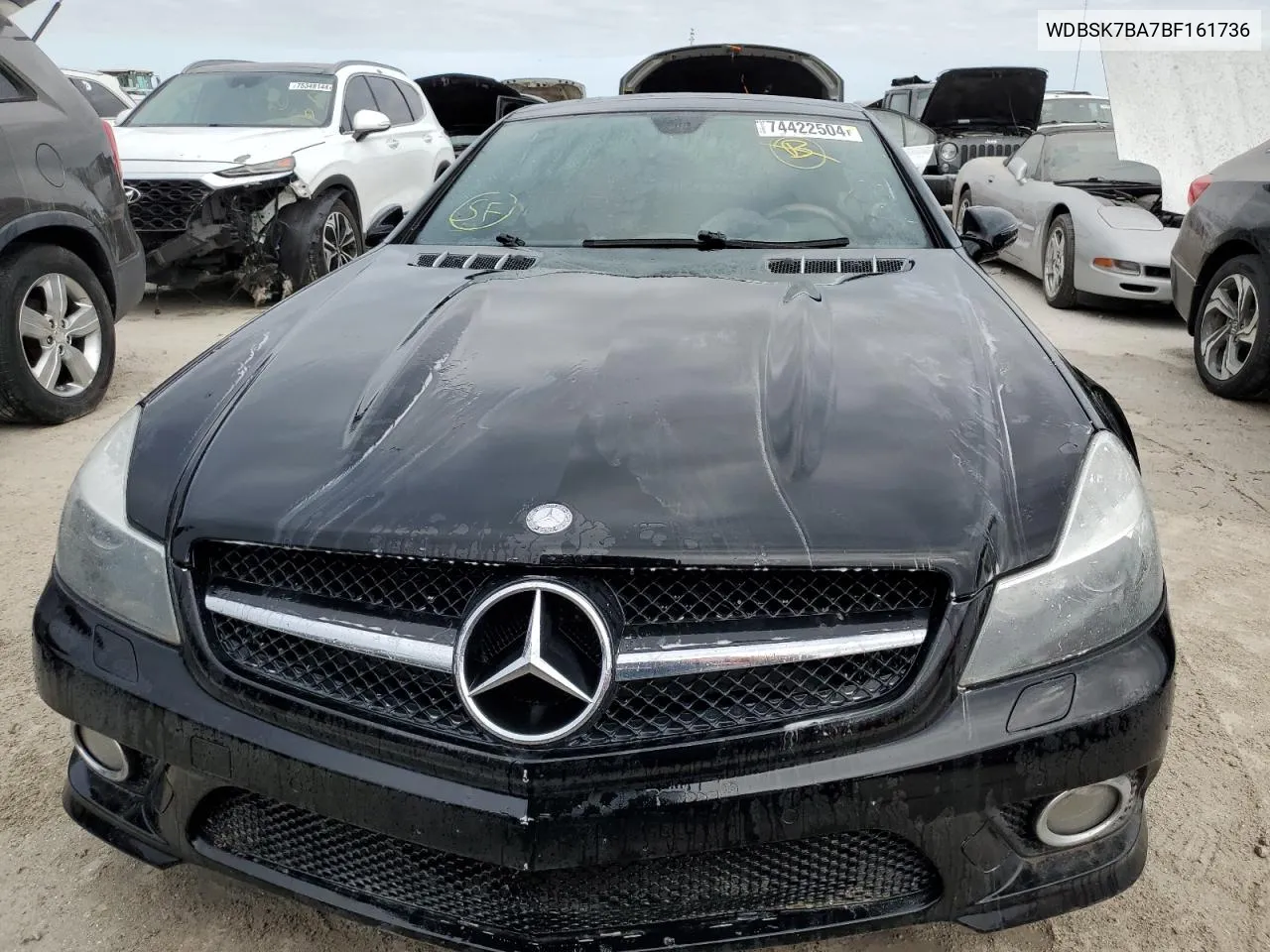 2011 Mercedes-Benz Sl 550 VIN: WDBSK7BA7BF161736 Lot: 74422504