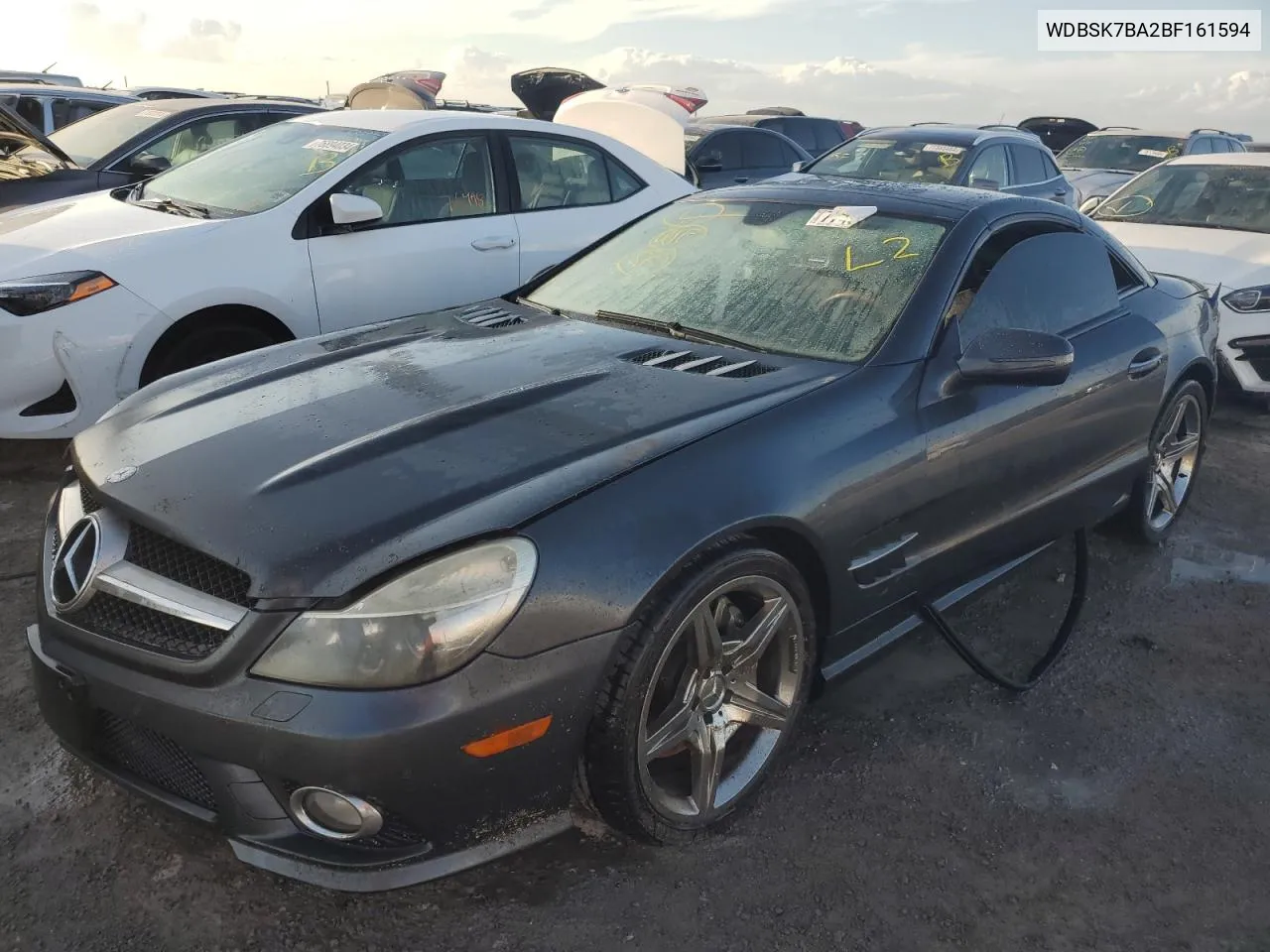 2011 Mercedes-Benz Sl 550 VIN: WDBSK7BA2BF161594 Lot: 77486594