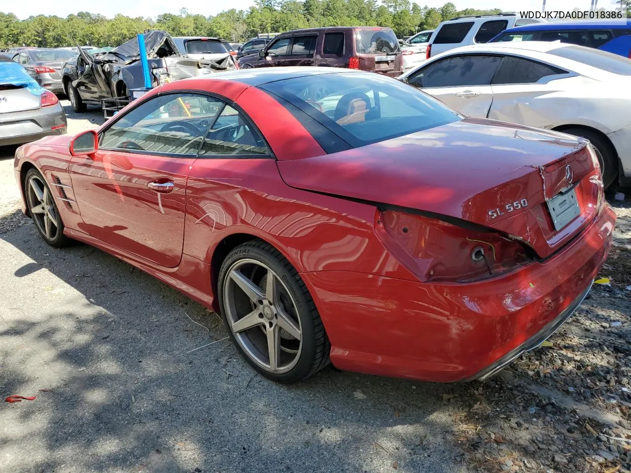 2013 Mercedes-Benz Sl 550 VIN: WDDJK7DA0DF018386 Lot: 73296154