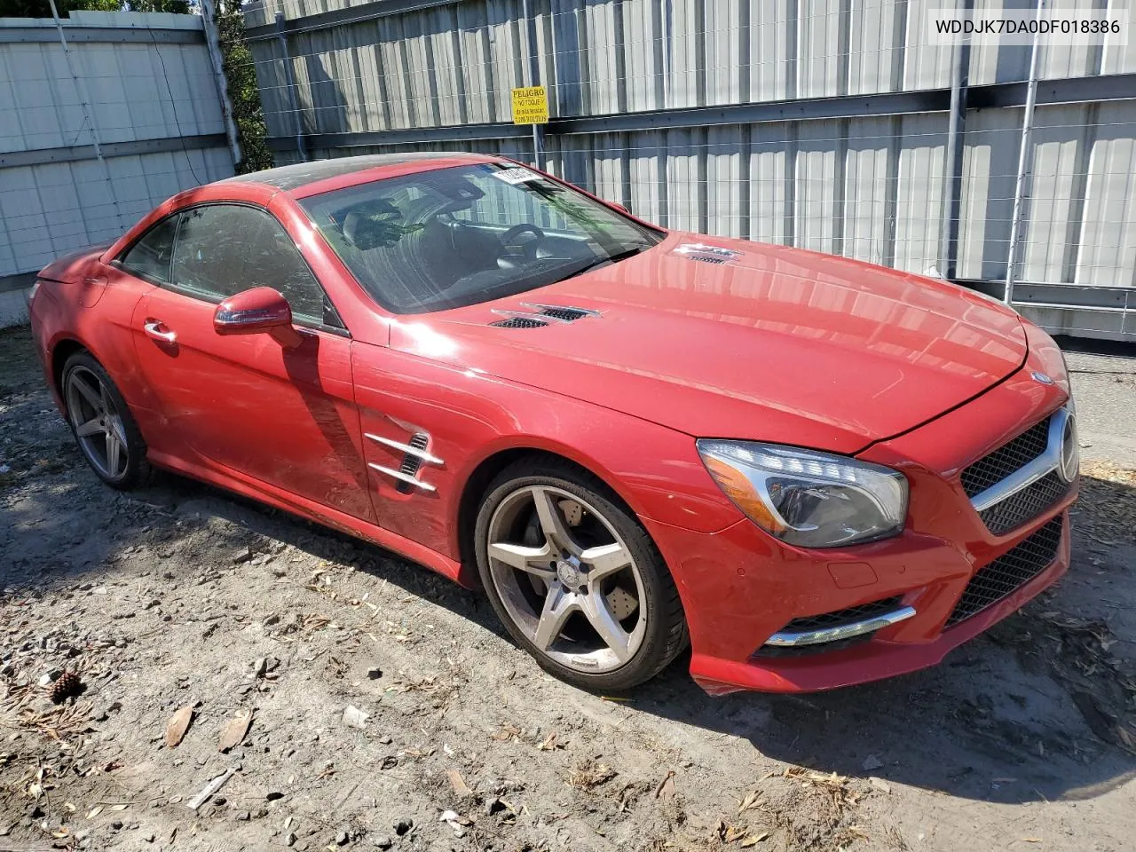 2013 Mercedes-Benz Sl 550 VIN: WDDJK7DA0DF018386 Lot: 73296154