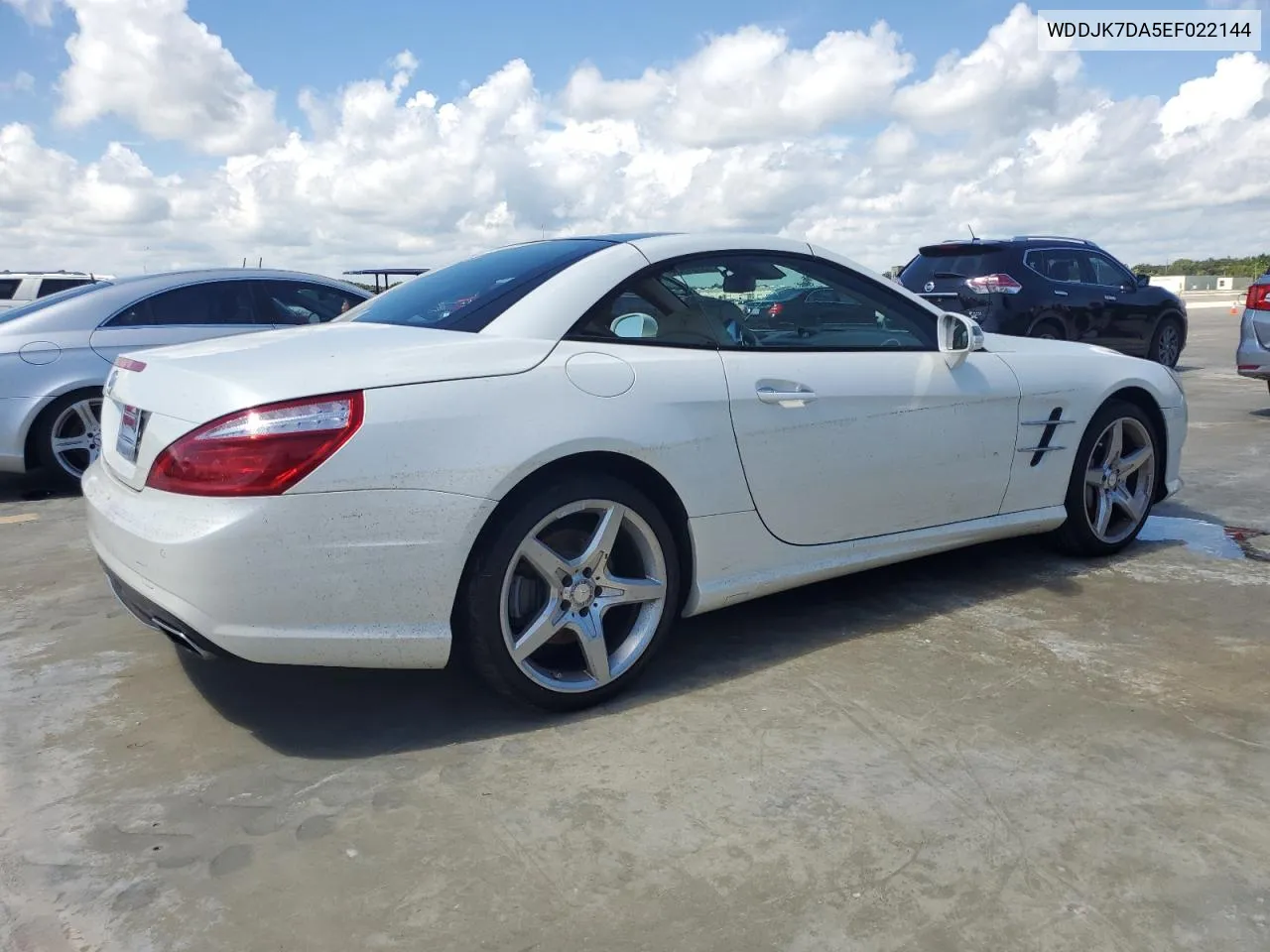 2014 Mercedes-Benz Sl 550 VIN: WDDJK7DA5EF022144 Lot: 73761884