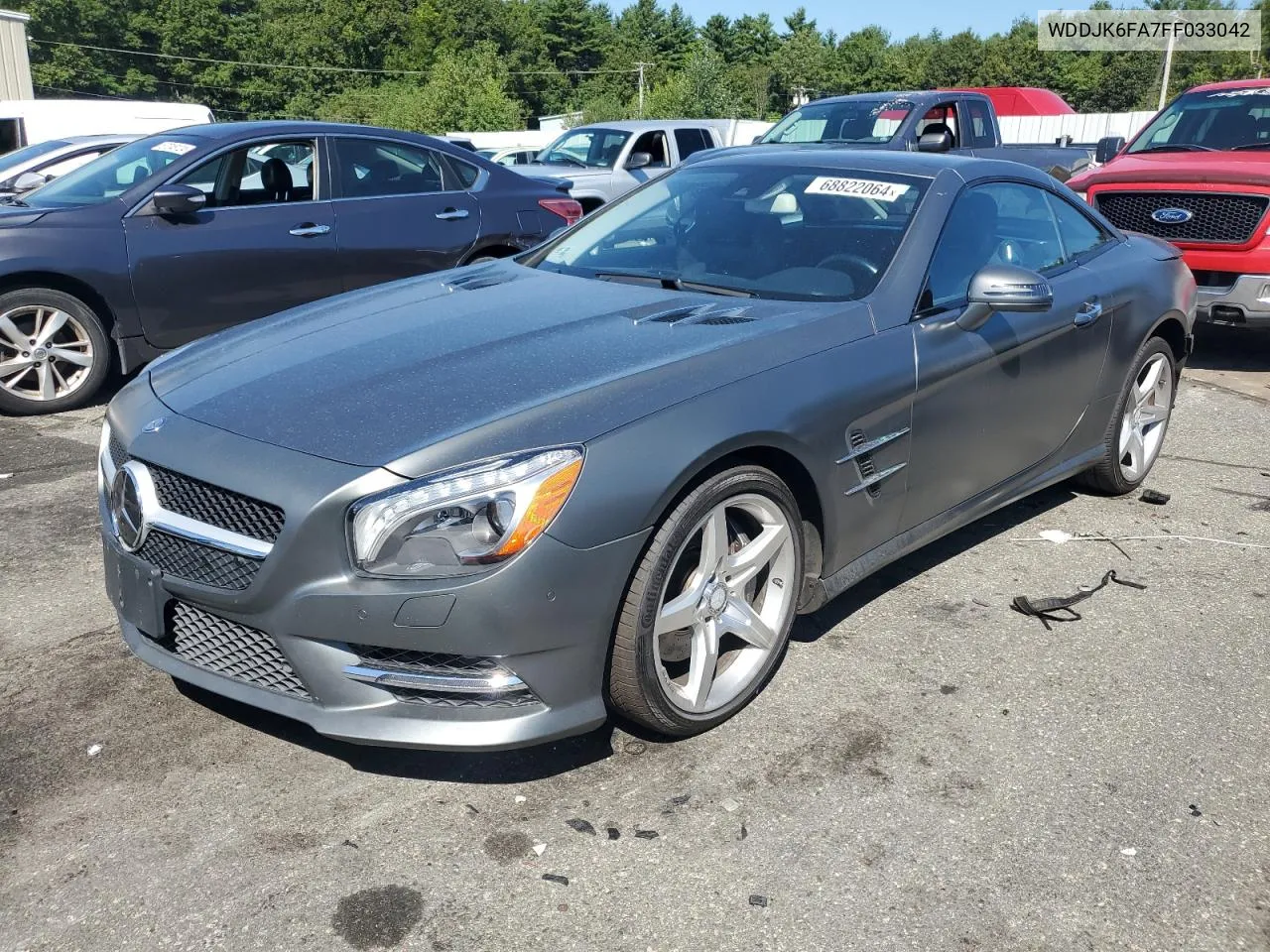 2015 Mercedes-Benz Sl 400 VIN: WDDJK6FA7FF033042 Lot: 68822064