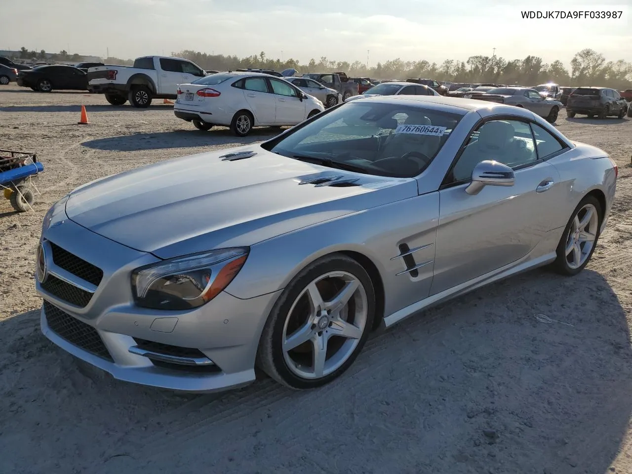 2015 Mercedes-Benz Sl 550 VIN: WDDJK7DA9FF033987 Lot: 76760644