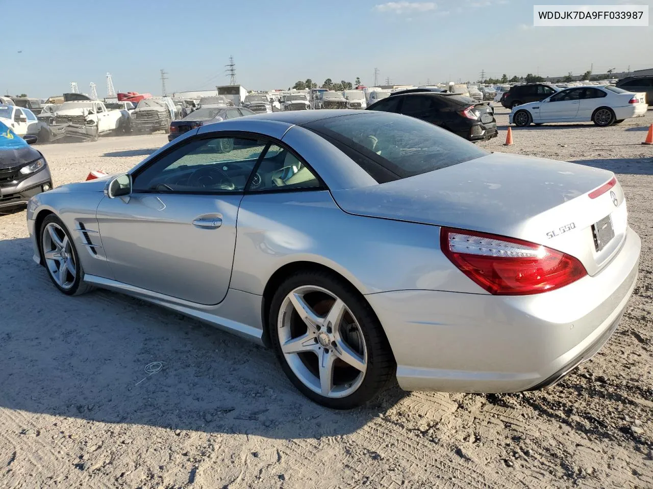 2015 Mercedes-Benz Sl 550 VIN: WDDJK7DA9FF033987 Lot: 76760644