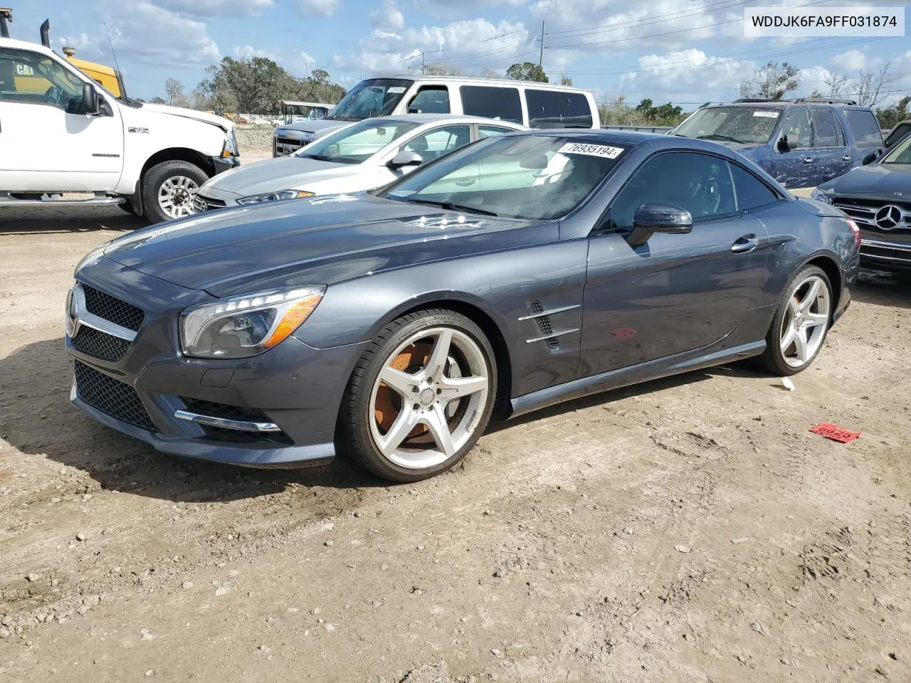 2015 Mercedes-Benz Sl 400 VIN: WDDJK6FA9FF031874 Lot: 76935194