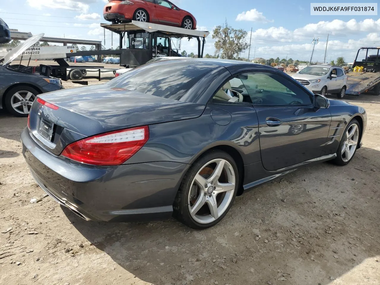 2015 Mercedes-Benz Sl 400 VIN: WDDJK6FA9FF031874 Lot: 76935194