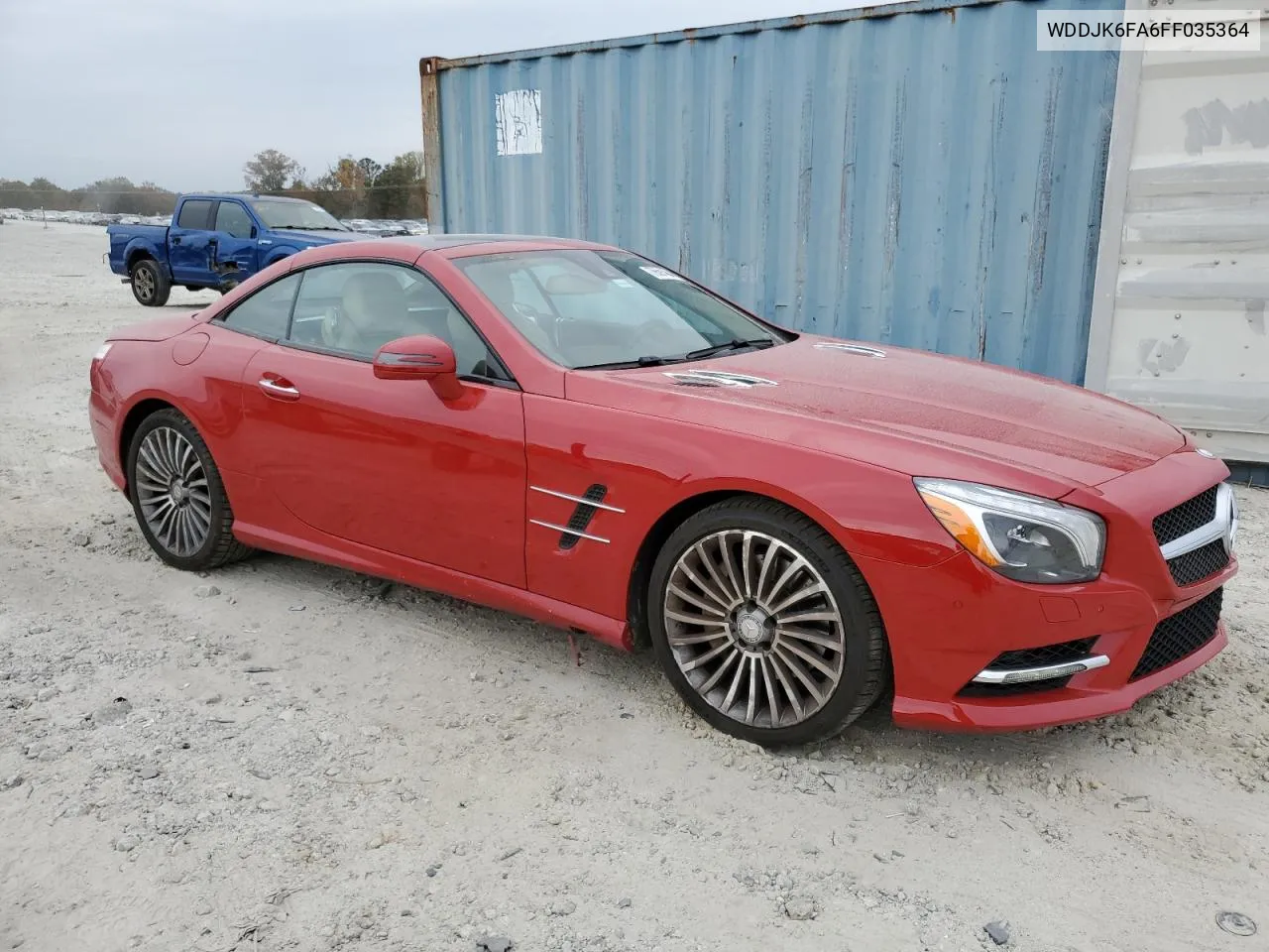 2015 Mercedes-Benz Sl 400 VIN: WDDJK6FA6FF035364 Lot: 78591484