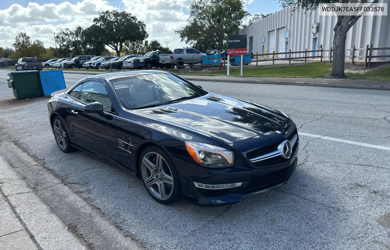 2015 Mercedes-Benz Sl 63 Amg VIN: WDDJK7EA5FF033578 Lot: 79042244