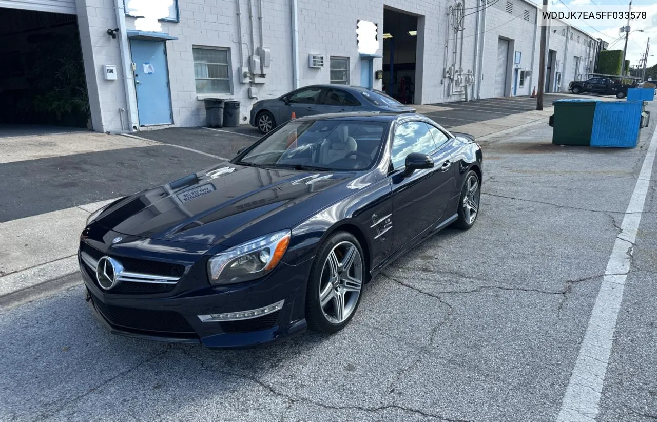 2015 Mercedes-Benz Sl 63 Amg VIN: WDDJK7EA5FF033578 Lot: 79042244