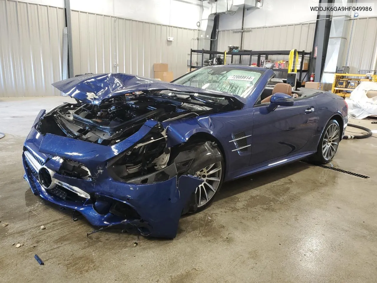 2017 Mercedes-Benz Sl 450 VIN: WDDJK6GA9HF049986 Lot: 72089914