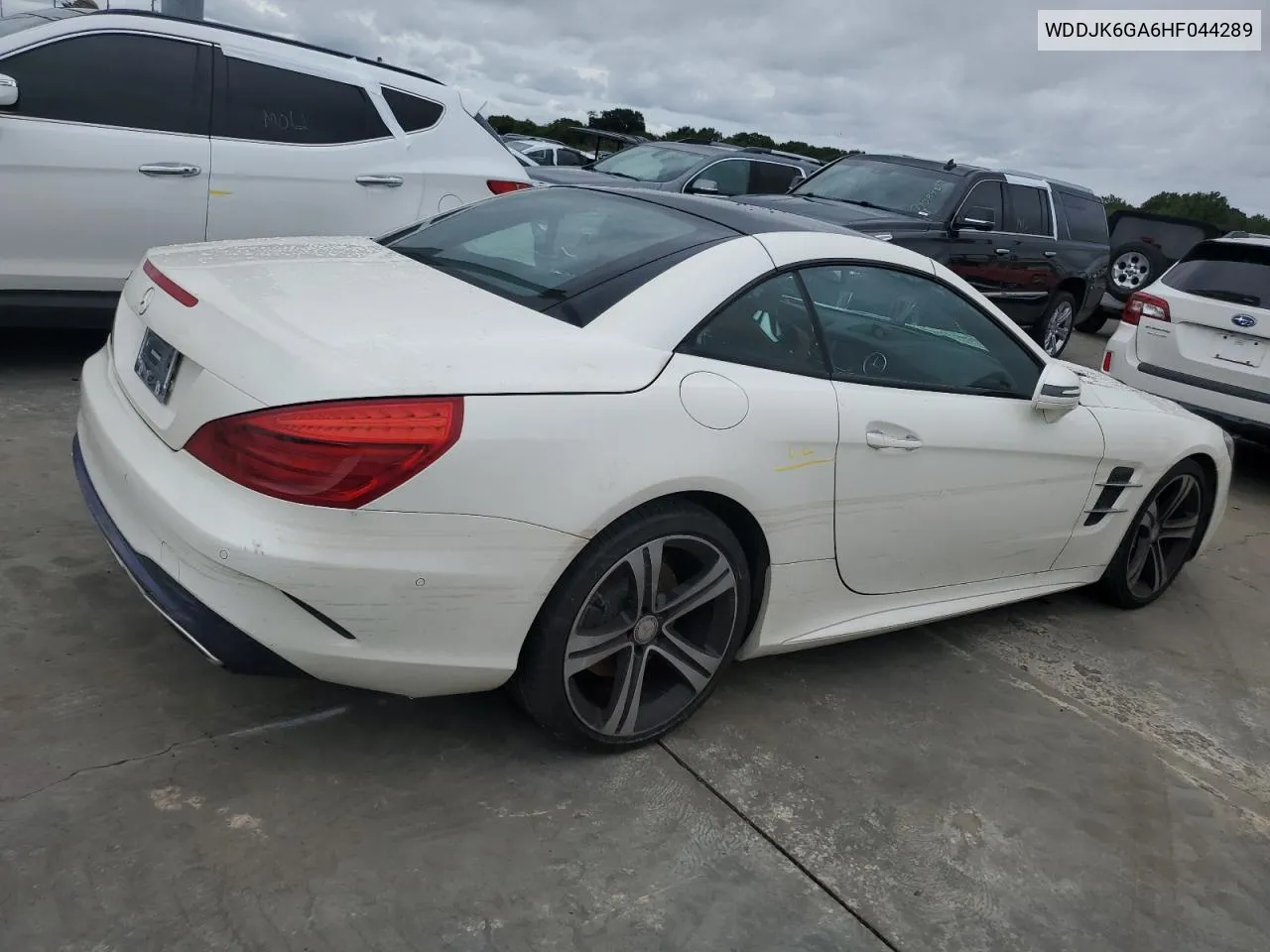 2017 Mercedes-Benz Sl 450 VIN: WDDJK6GA6HF044289 Lot: 74242894