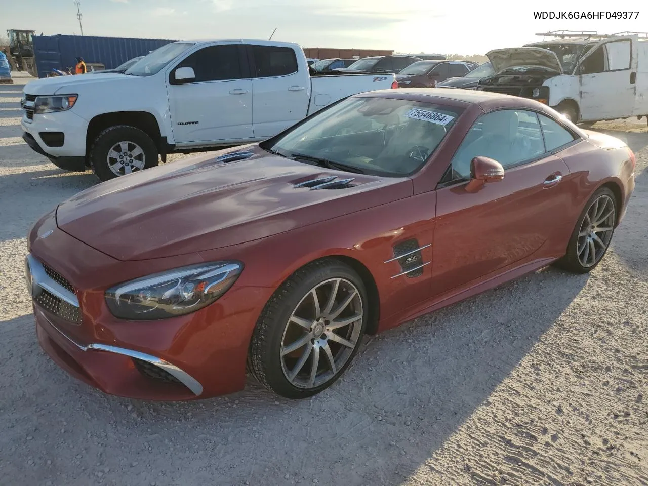 2017 Mercedes-Benz Sl 450 VIN: WDDJK6GA6HF049377 Lot: 75546864