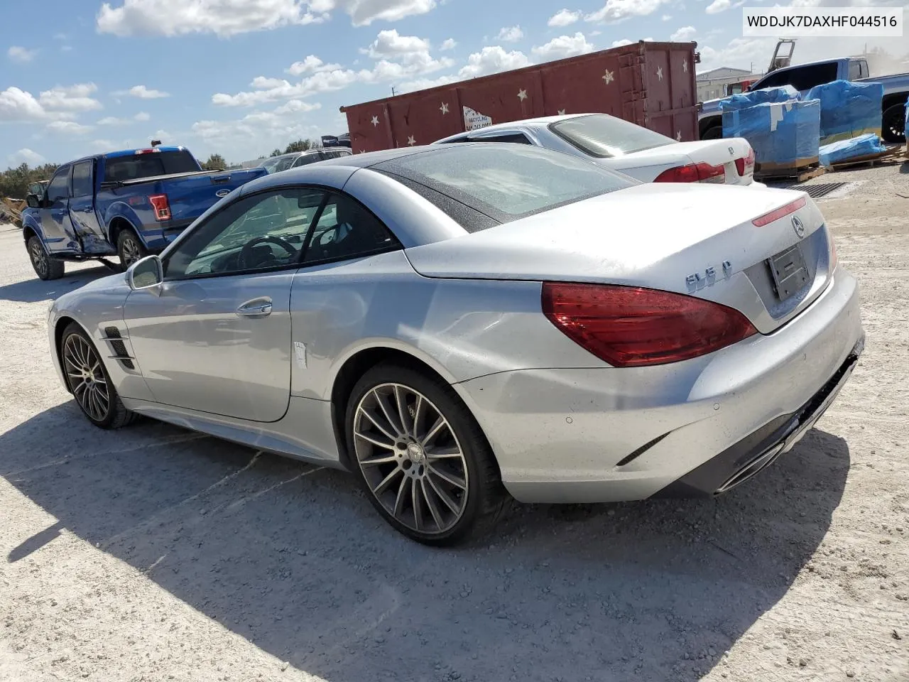 2017 Mercedes-Benz Sl 550 VIN: WDDJK7DAXHF044516 Lot: 75644034