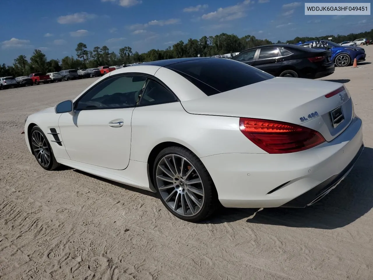 2017 Mercedes-Benz Sl 450 VIN: WDDJK6GA3HF049451 Lot: 76760834