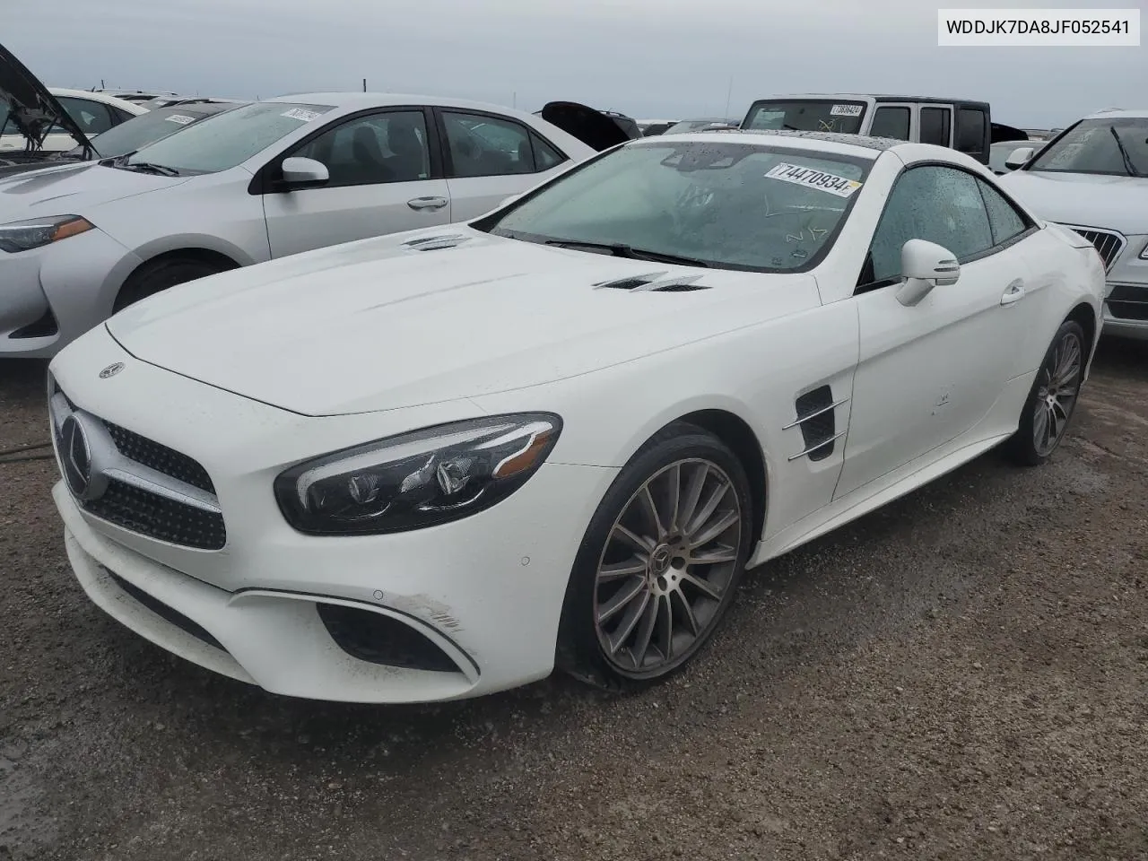 2018 Mercedes-Benz Sl 550 VIN: WDDJK7DA8JF052541 Lot: 74470934