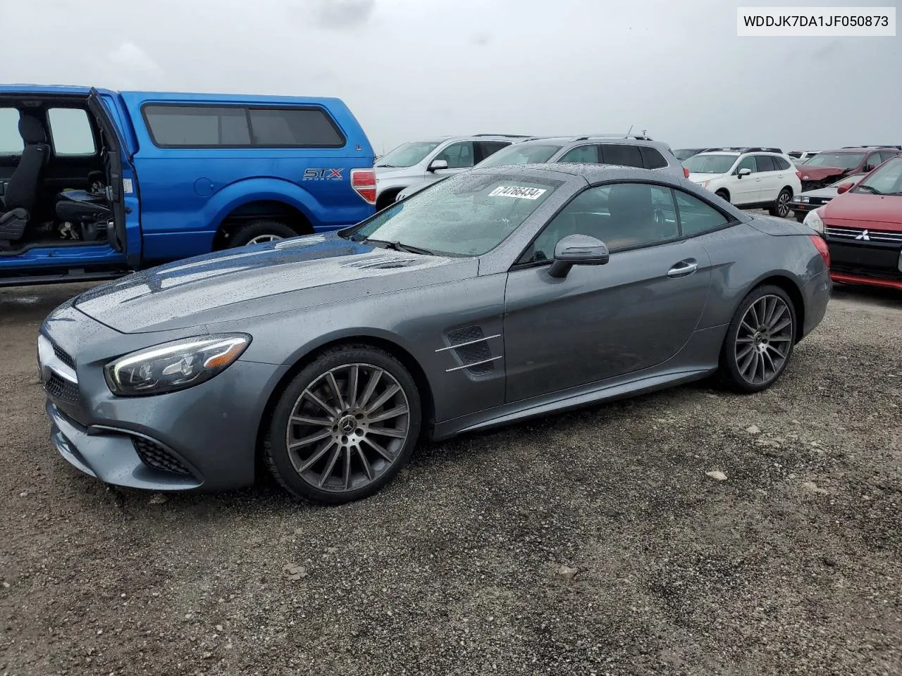 2018 Mercedes-Benz Sl 550 VIN: WDDJK7DA1JF050873 Lot: 74766434