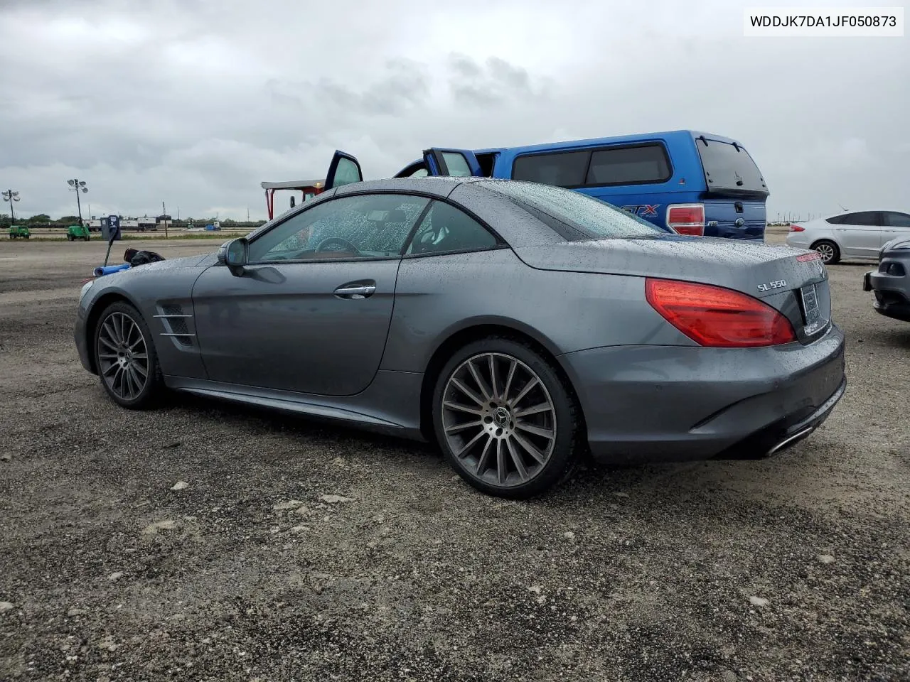 2018 Mercedes-Benz Sl 550 VIN: WDDJK7DA1JF050873 Lot: 74766434