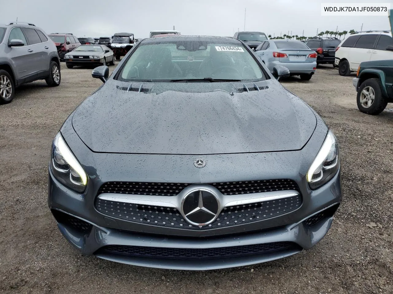 2018 Mercedes-Benz Sl 550 VIN: WDDJK7DA1JF050873 Lot: 74766434