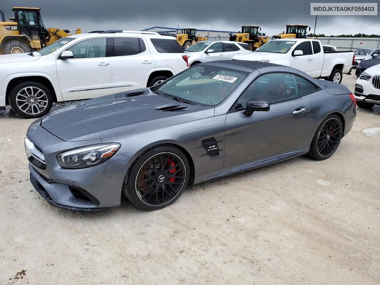 2019 Mercedes-Benz Sl 63 Amg VIN: WDDJK7EA0KF055403 Lot: 73726304