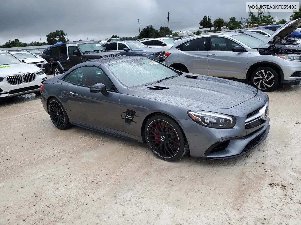 2019 Mercedes-Benz Sl 63 Amg VIN: WDDJK7EA0KF055403 Lot: 73726304