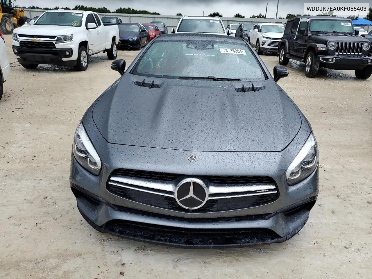 2019 Mercedes-Benz Sl 63 Amg VIN: WDDJK7EA0KF055403 Lot: 73726304