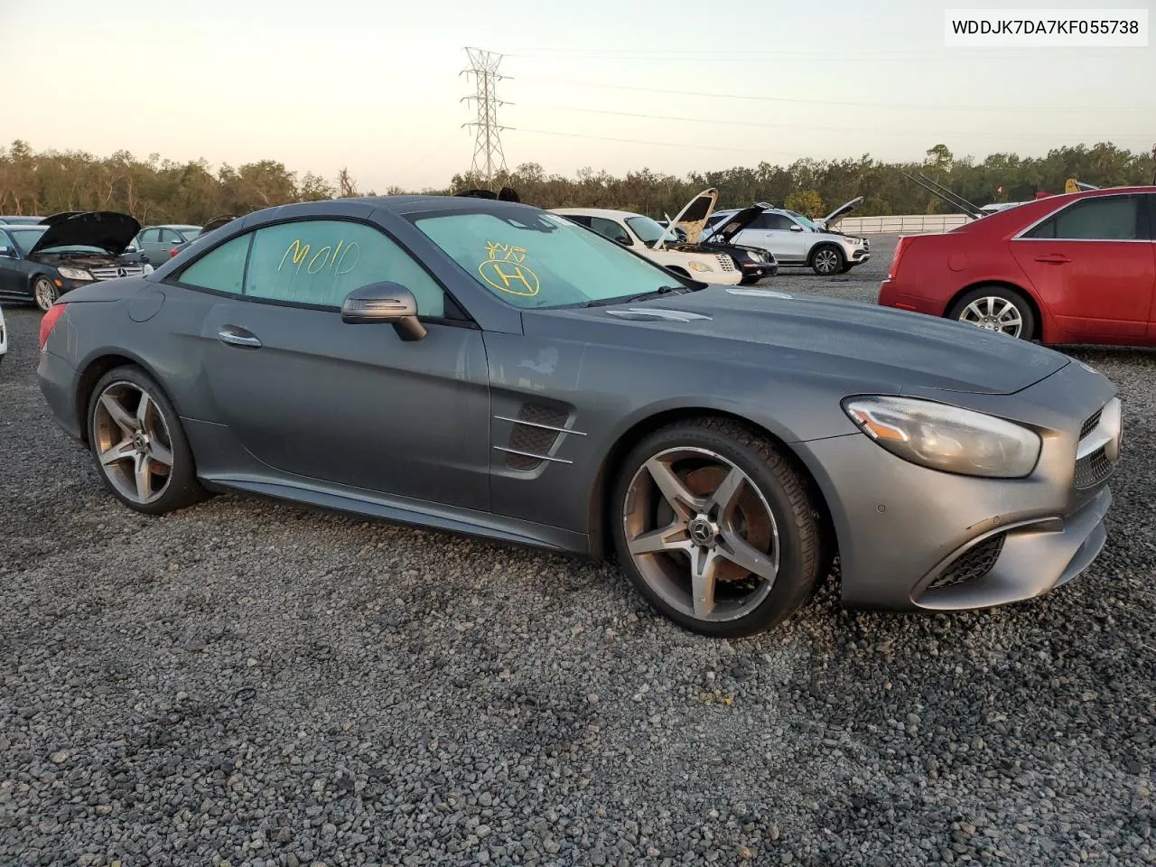 2019 Mercedes-Benz Sl 550 VIN: WDDJK7DA7KF055738 Lot: 75169274