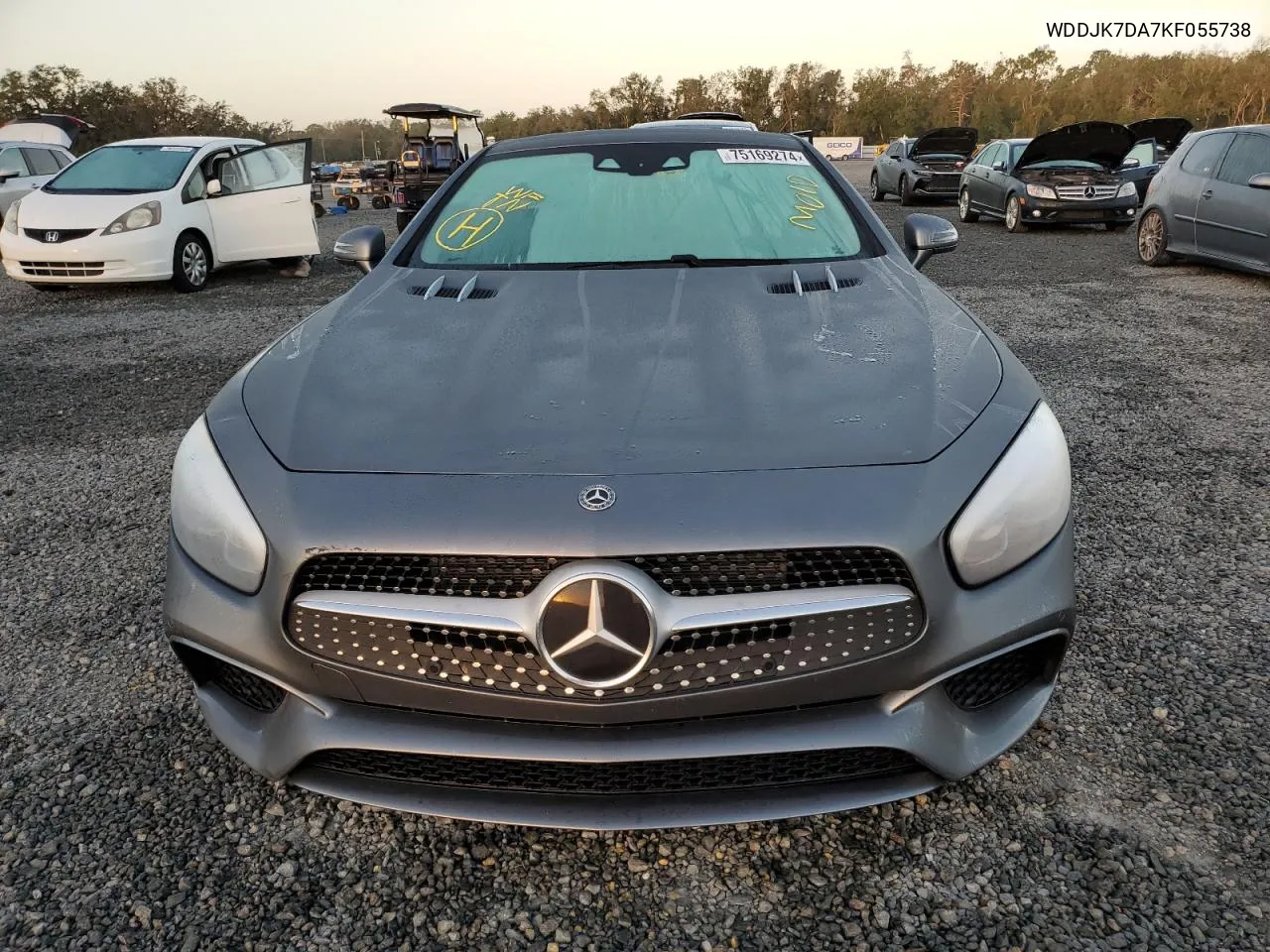 2019 Mercedes-Benz Sl 550 VIN: WDDJK7DA7KF055738 Lot: 75169274