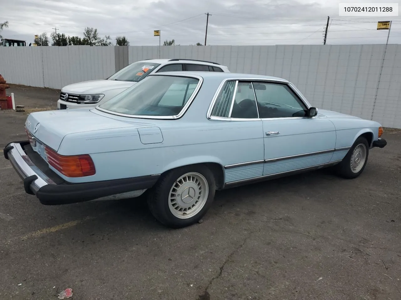 1976 Mercedes-Benz 450 Slc VIN: 10702412011288 Lot: 75312904