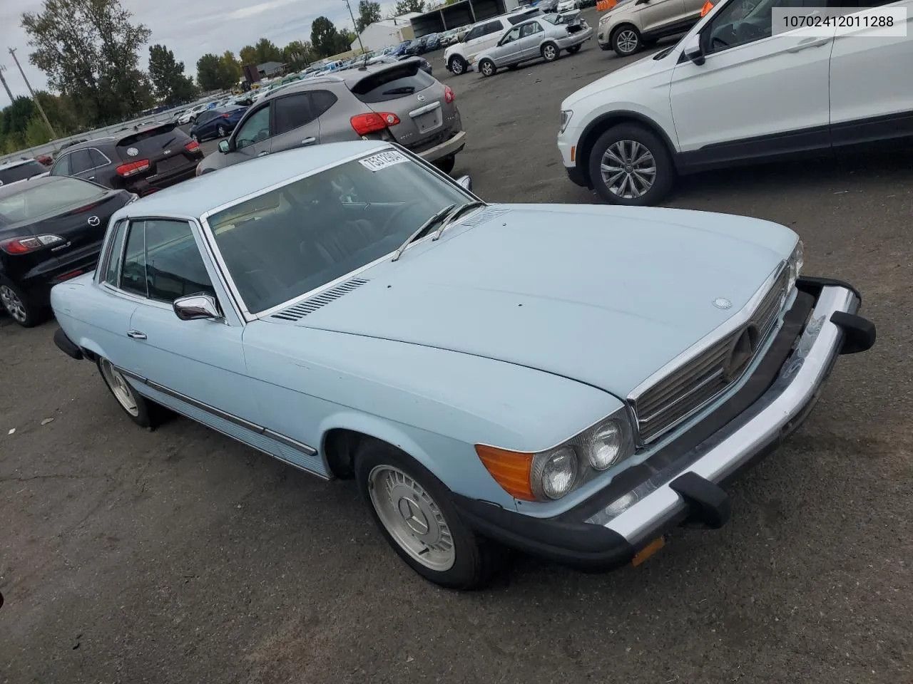 1976 Mercedes-Benz 450 Slc VIN: 10702412011288 Lot: 75312904