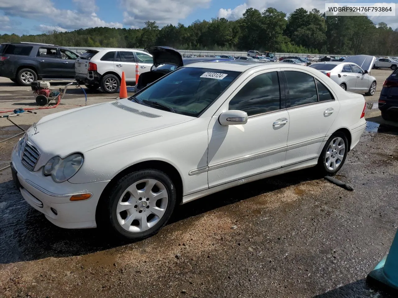 2006 Mercedes-Benz C 280 4Matic VIN: WDBRF92H76F793864 Lot: 72433124