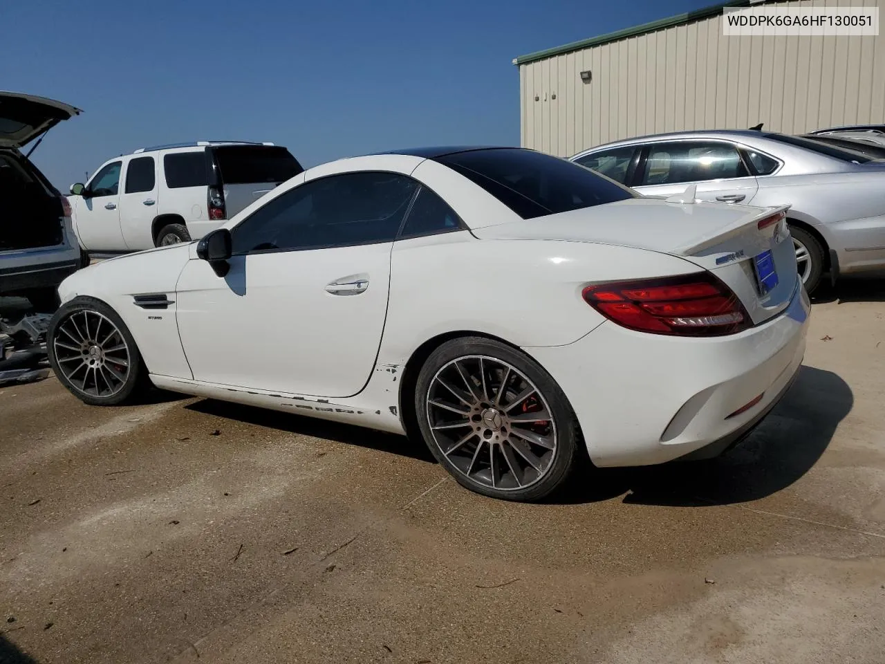 2017 Mercedes-Benz Slc 43 Amg VIN: WDDPK6GA6HF130051 Lot: 66422384