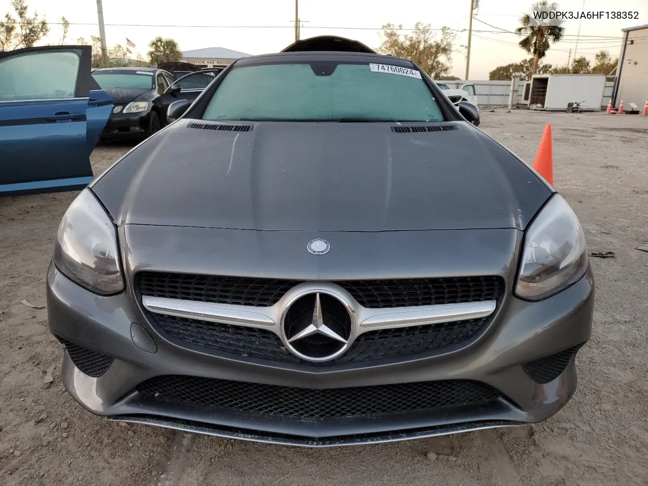 2017 Mercedes-Benz Slc 300 VIN: WDDPK3JA6HF138352 Lot: 74760024