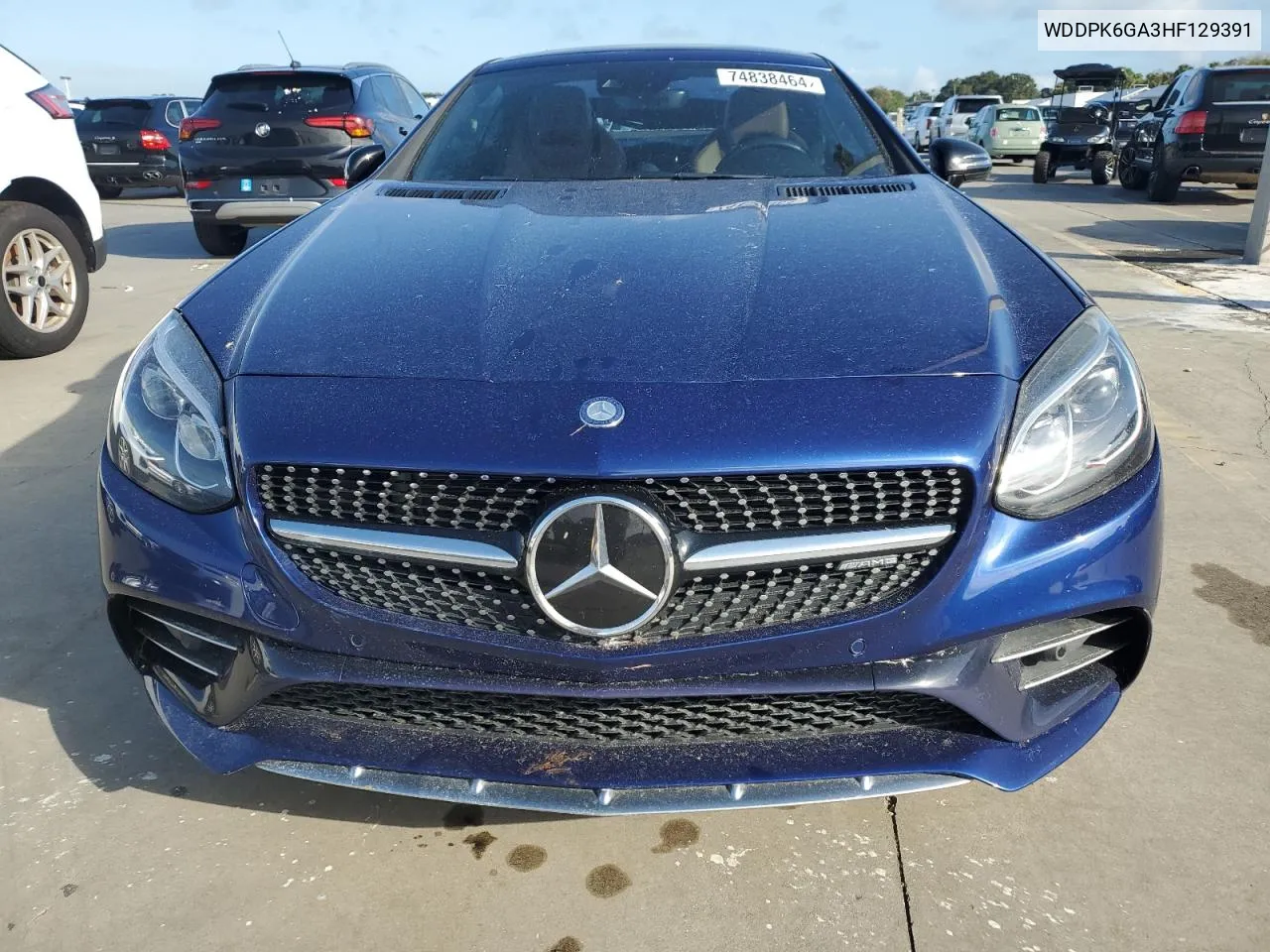 2017 Mercedes-Benz Slc 43 Amg VIN: WDDPK6GA3HF129391 Lot: 74838464