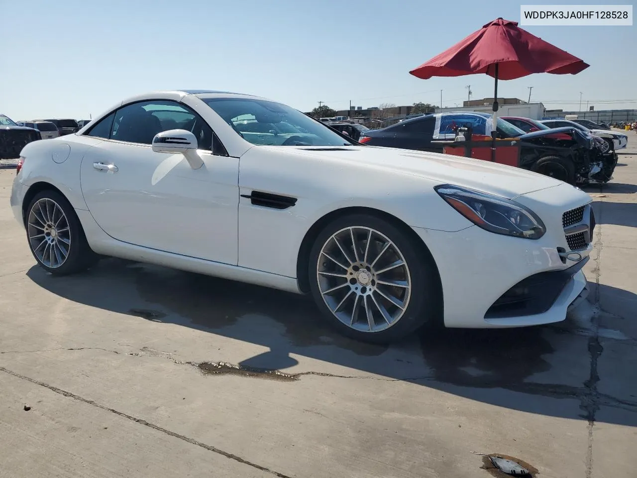 2017 Mercedes-Benz Slc 300 VIN: WDDPK3JA0HF128528 Lot: 75462704