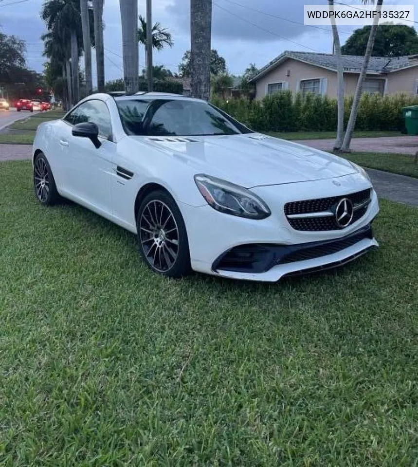 2017 Mercedes-Benz Slc 43 Amg VIN: WDDPK6GA2HF135327 Lot: 80170234