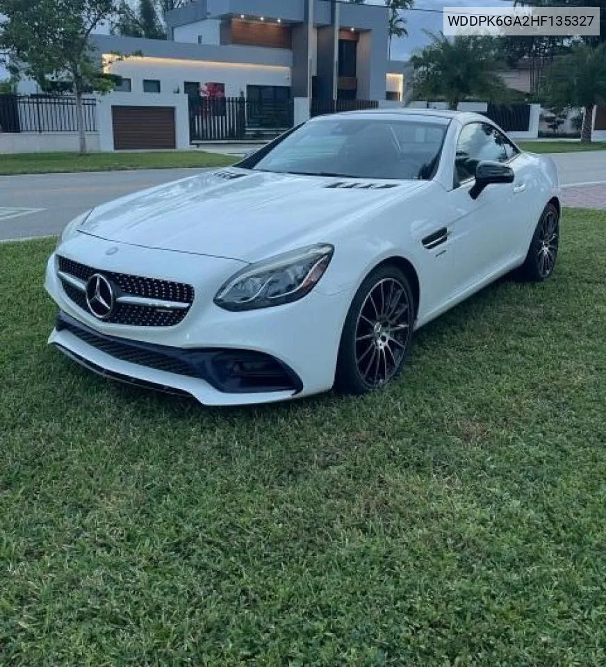 2017 Mercedes-Benz Slc 43 Amg VIN: WDDPK6GA2HF135327 Lot: 80170234