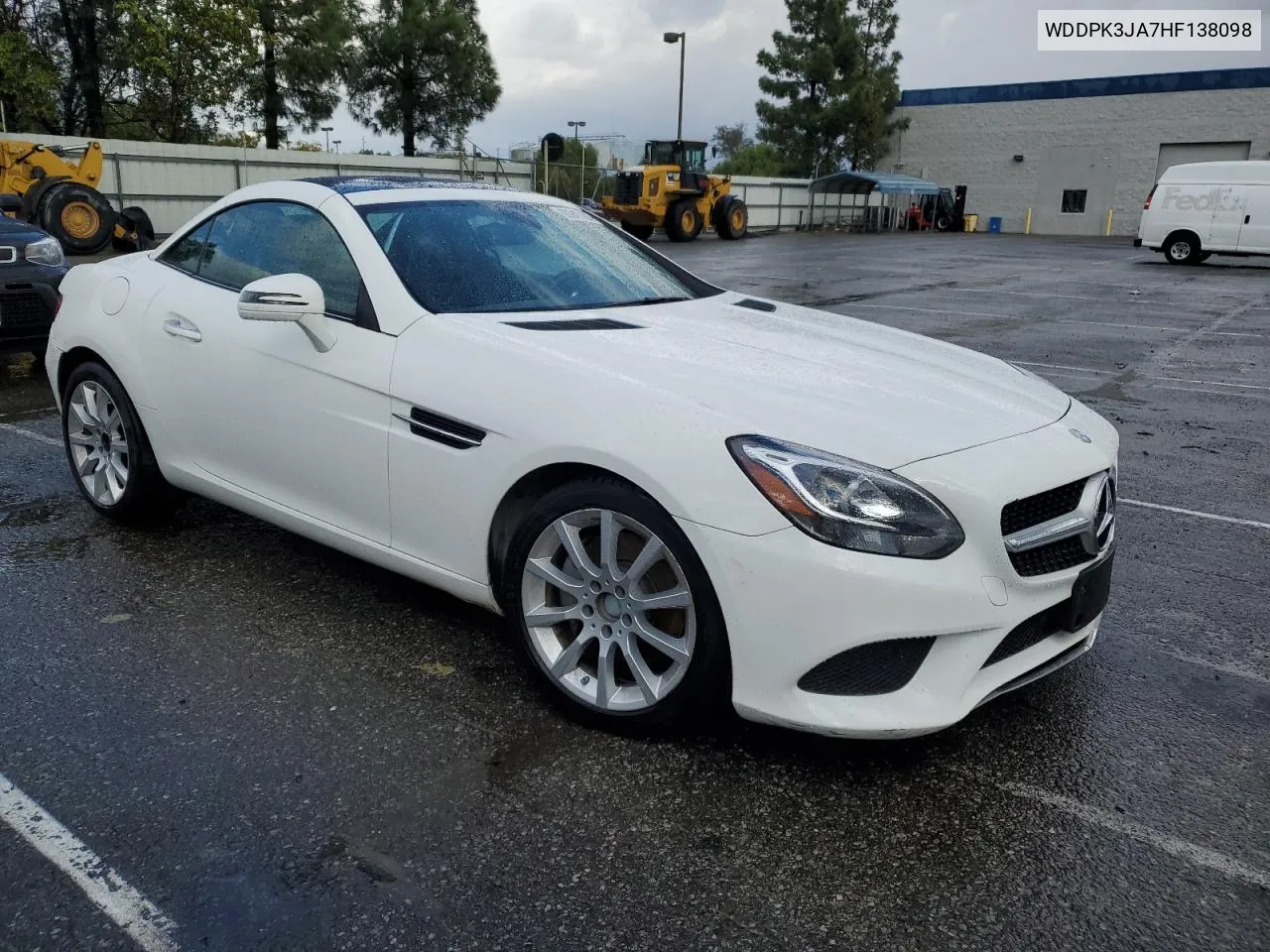 2017 Mercedes-Benz Slc 300 VIN: WDDPK3JA7HF138098 Lot: 80947304