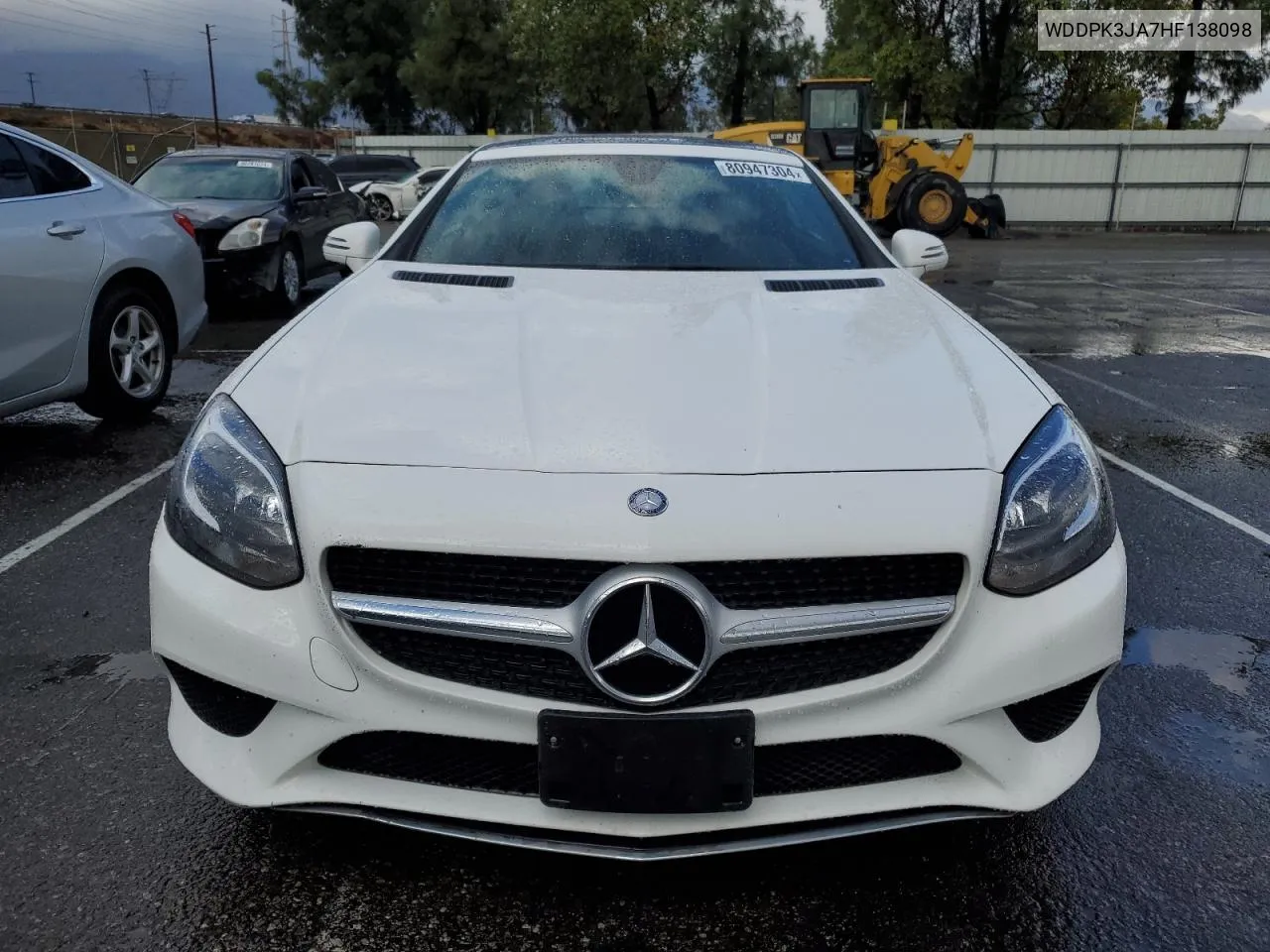 2017 Mercedes-Benz Slc 300 VIN: WDDPK3JA7HF138098 Lot: 80947304