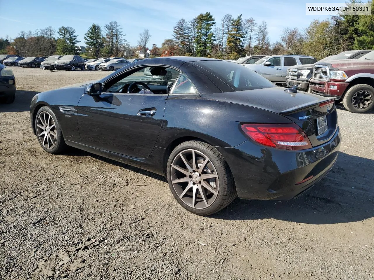 2018 Mercedes-Benz Slc 43 Amg VIN: WDDPK6GA1JF150391 Lot: 76665964