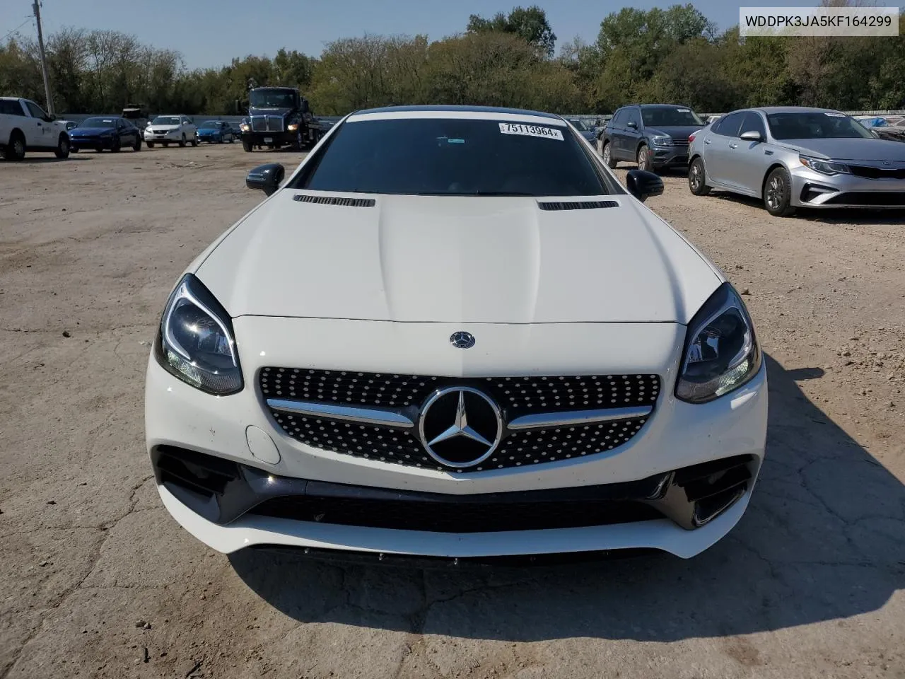 2019 Mercedes-Benz Slc 300 VIN: WDDPK3JA5KF164299 Lot: 75113964